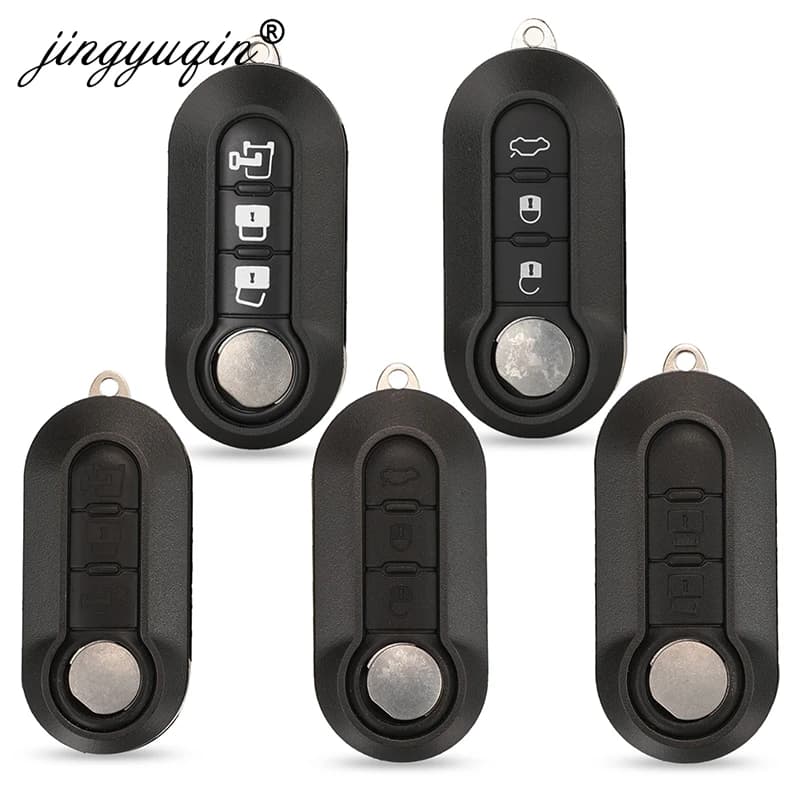Jingyuqin 10 pz 2/3BTN Chiave A Distanza Dell'automobile Borsette Caso Per Fiat 500 Panda Punto Bravo Ducato Peugeot Boxer Citroen Jumper Auto