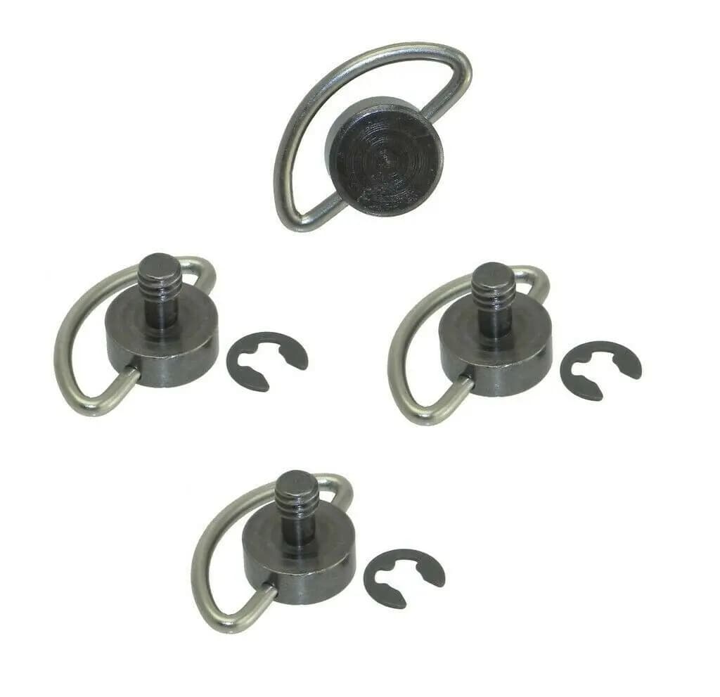 4 viti d-ring di ricambio per piastra QR Manfrotto 200PL-14 RC2/dash3157n treppiede