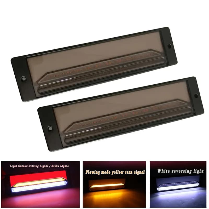 2pcs 147 LED Kit indicatore di direzione impermeabile RV posteriore 12V Stop girare fanale posteriore segno luce di retromarcia per camion rimorchio