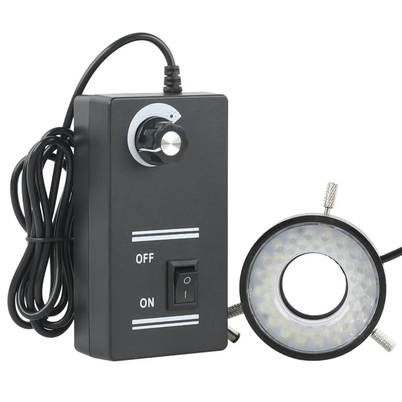 HDMI VGA USB telecamera industriale regolabile 40 LED anello luminoso 25mm filettatura di montaggio per ingrandimento ML15 Zoom C obiettivo Zoom