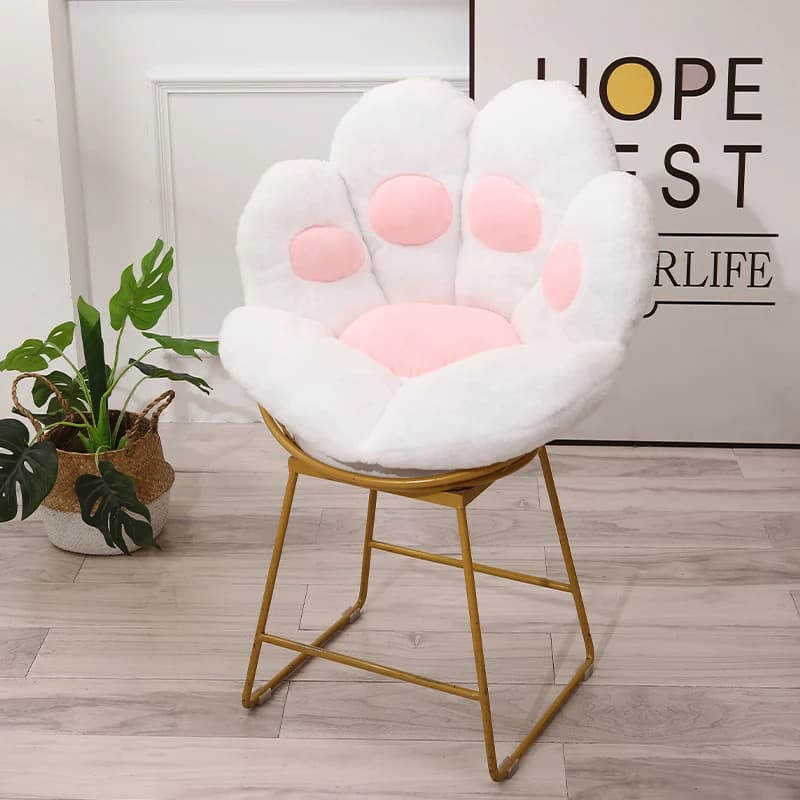 Massage Cat Paw Cushion Cartoons Armchair Seat Cat Paw Cushion for Office Dinning Chair Desk Seat Backrest Pillow Office Seats
