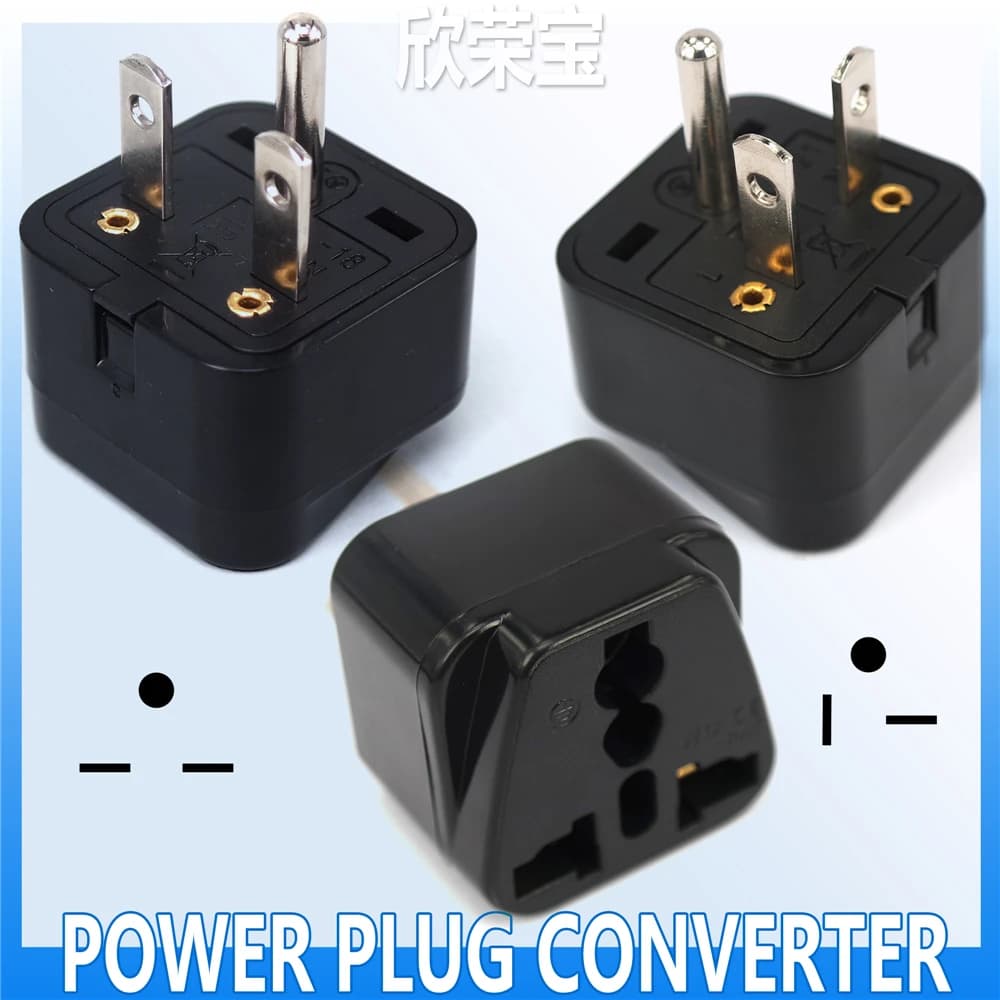 Spina di alimentazione elettrica tipo T NEMA 6-15P/6-20P 250v 15A Universal america con messa a terra 3 Pin AC plug US Canada japan Travel Adapter WD
