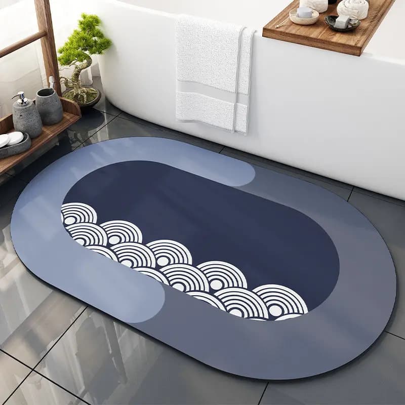 Tappetini da bagno antiscivolo Napa Pelle assorbente Piedi asciutti WC Porta Tappeto Tappeto Famiglia Porta d'ingresso Tappetini Camera da letto Cucina Morbida