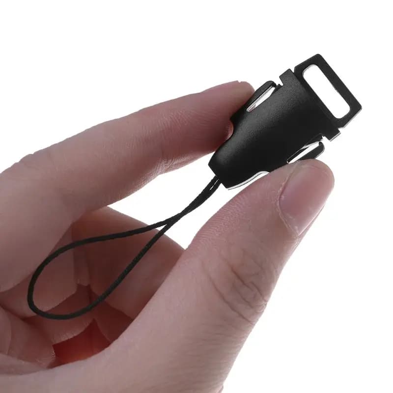 2PCS QD loop connettori fotocamera 1.2cm Kit fibbia a sgancio rapido cinghia da collo occhiello per fotocamera cintura da imbracatura