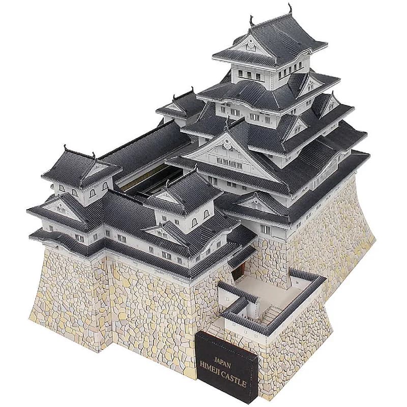 Japan Himeji Castle 3D Paper Model House Papercraft DIY Folding Art Origami Handmade Building Teens Adult Craft Toys QD-185