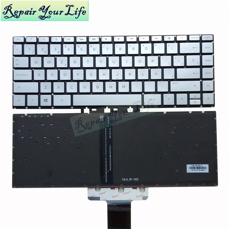 Tastiera retroilluminata spagnola SP per HP x360 14-BA 14T-BA 14-BS 240 G6 14-BK 14-BF 14-CB 14-BW 848183 -001 Tastiere per notebook ES Spagna