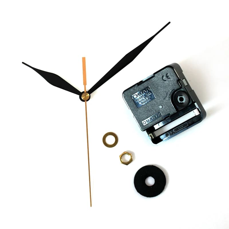 Ostar S11 Sweep Clock movement quartz wall clock mechanism central screw movement with black hands 12 # DIY watch kit