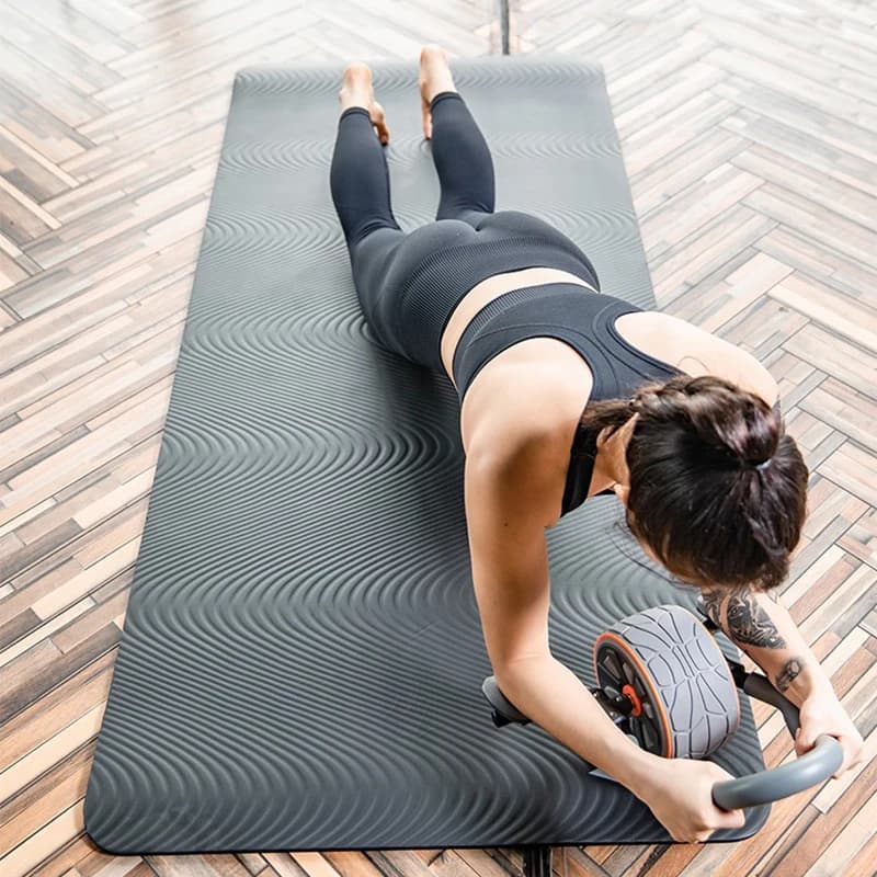 Abdominal Wheel Beginners Abdominal Fitness Equipment Domestic Sports Abdominal Wheels for Men and Women Single Wheel