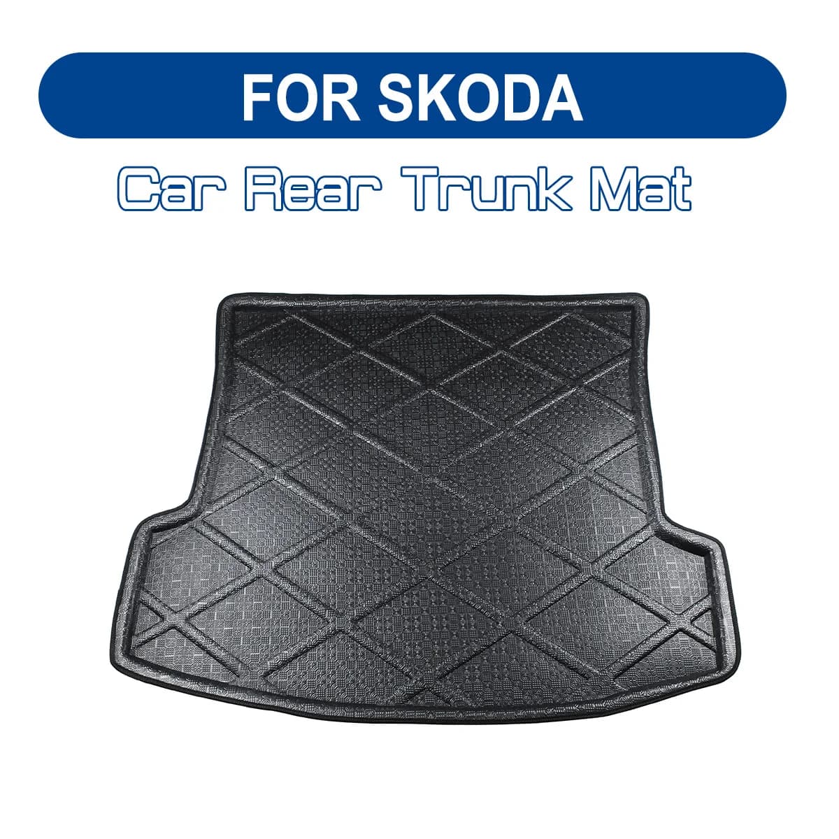 PER SKODA Octavia Fabia Superb Rapid FABIA YETI Superb KODIAQ Auto Baule Posteriore Boot Zerbino Tappetini Cargo Zerbino Impermeabile