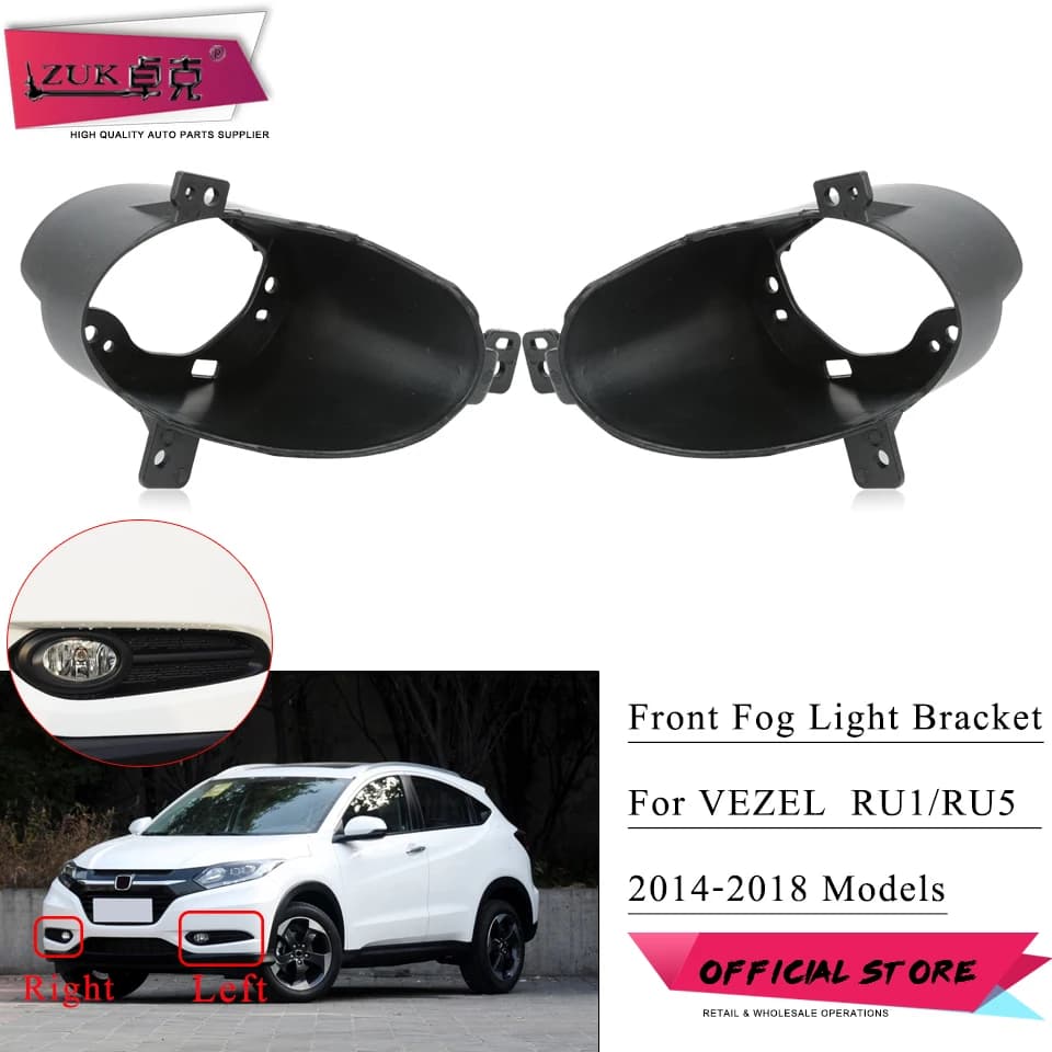 ZUK paraurti anteriore fendinebbia lampada a riflusso Foglihgt supporto per staffa fendinebbia per HONDA VEZEL HRV HR-V 2014 2015 2016 2017 2018 RU