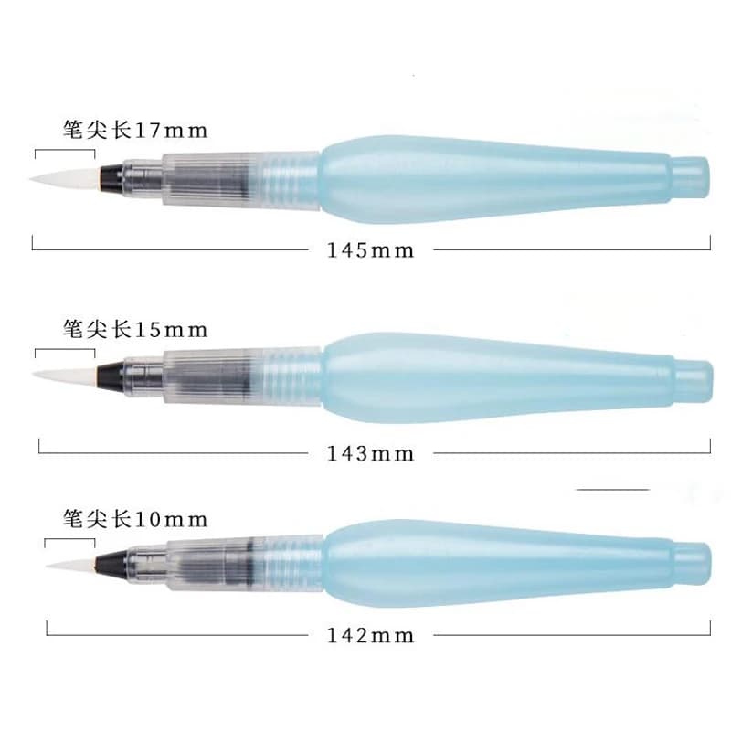 High Quality water color Brush Pen plastic SML multicolour Set Art Water color calligraphy Stationery Office School Supplies