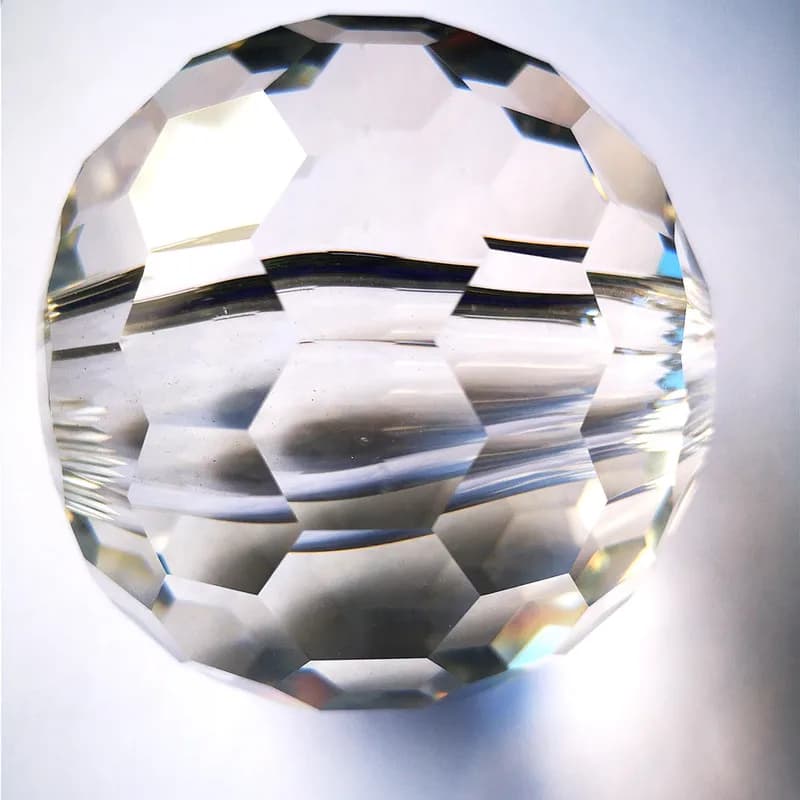 Top Quality 80mm K9 Crystal Marquis Clear Chandelier Accessories Honeycomb Faceted Glass Table Lamp Parts Diy Window Suncatchers