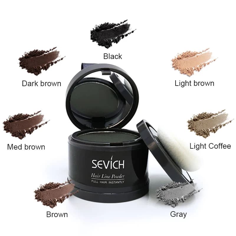 Sevich Hairline Powder 4g Hairline Shadow Powder Makeup Hair Corrector Natural Cover Product unisex for hair loss