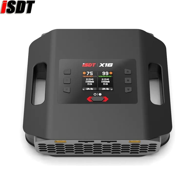 Caricabatterie ISDT X16 2 x1100w 2 x20a caricabatteria a doppio canale per 2-16S batteria Lipo Rc Drone modelli di barche per auto