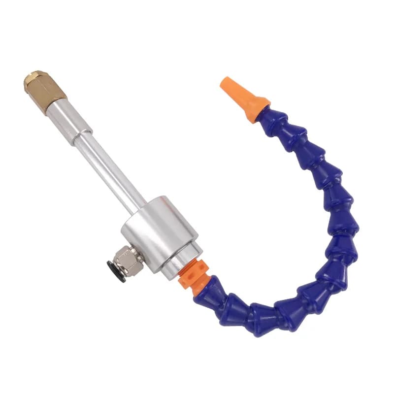 Macchina del flusso d'aria di raffreddamento a secco con pistola ad aria fredda con tubo vortice da 136 mm con pistole termiche a tubo flessibile