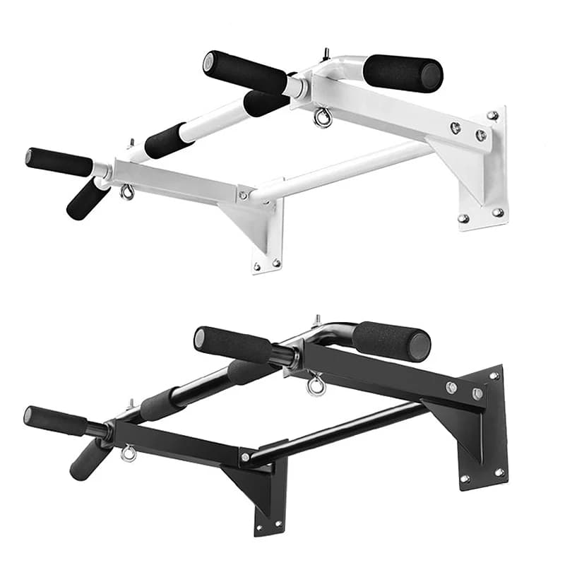 Horizontal Wall Mounted Bars for Home Gym Heavy Duty Pull Up Fitness Equipment for Back Core Strength Training
