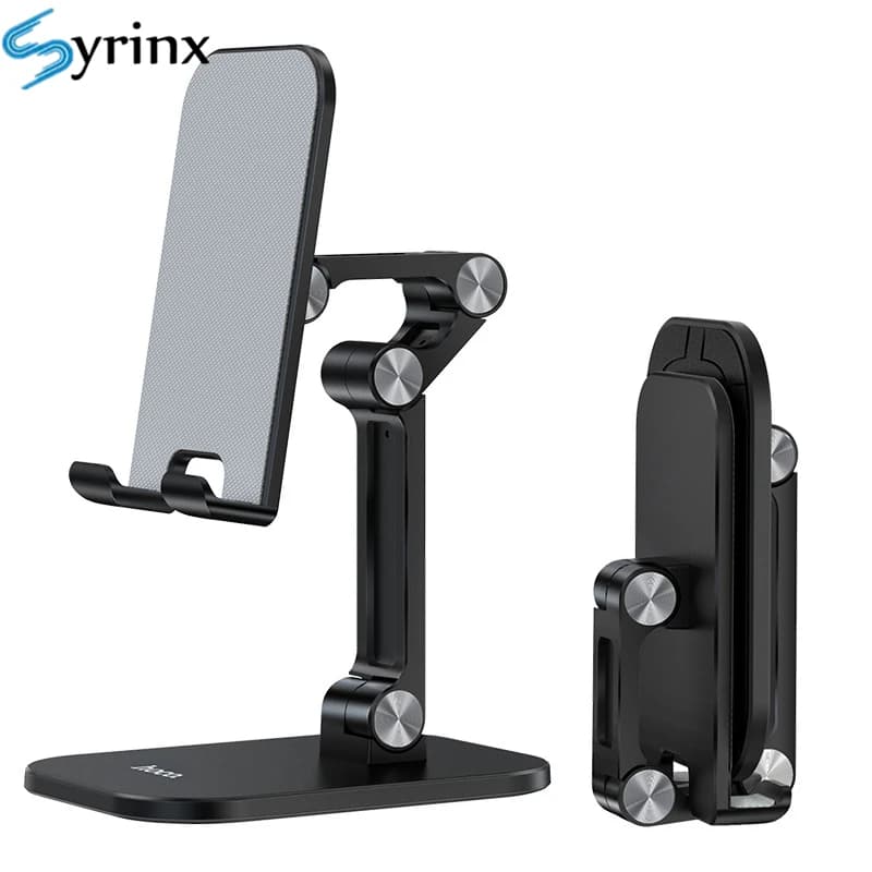 Nuovo supporto per telefono cellulare da scrivania regolabile per iPhone iPad Pro Tablet Supporto da tavolo flessibile Supporto pieghevole per smartphone cellulare