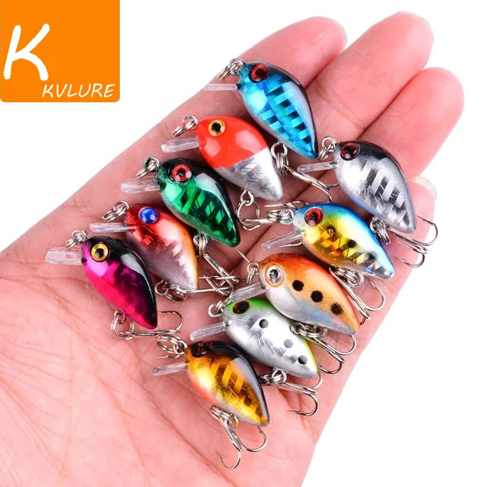 30mm 2g Crazy wobbler Mini Topwater Crankbait artificiale giappone esca dura Pesca esche da Pesca galleggianti bass Pesca