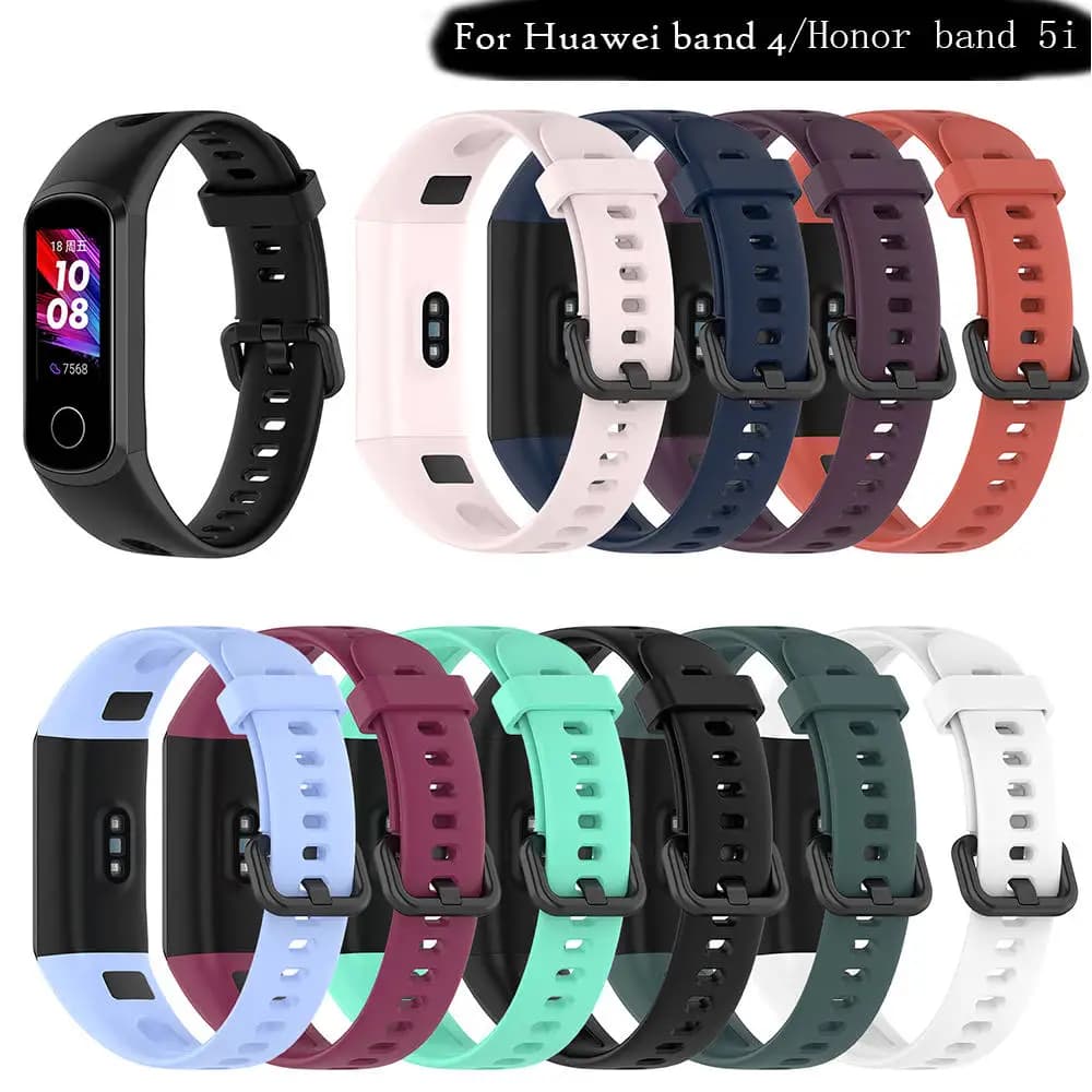 Cinturino sportivo in Silicone per Huawei band 4/per Huawei Honor band 5i Smart watch Wristband Sport bracciale cinturino