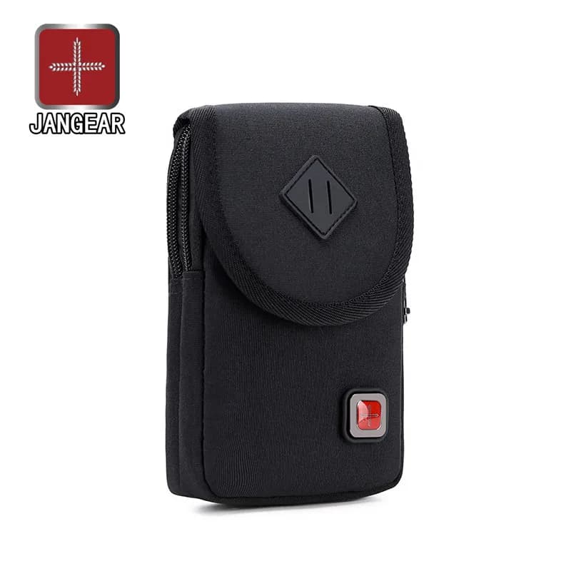 JANGEAR marsupi da uomo marsupio per cellulare marsupio impermeabile marsupio marsupio con cerniera borsa tasche piccole per uomo appendere intorno