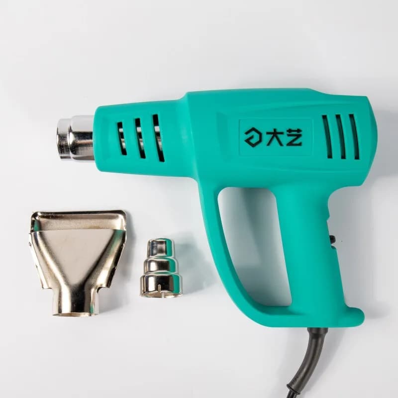 Regolazione della temperatura dell'aria calda Pistola ad aria calda di grado industriale Torcia per saldatura in plastica Pellicola per auto Pellicola termoretraibile Riscaldamento Capelli asciutti