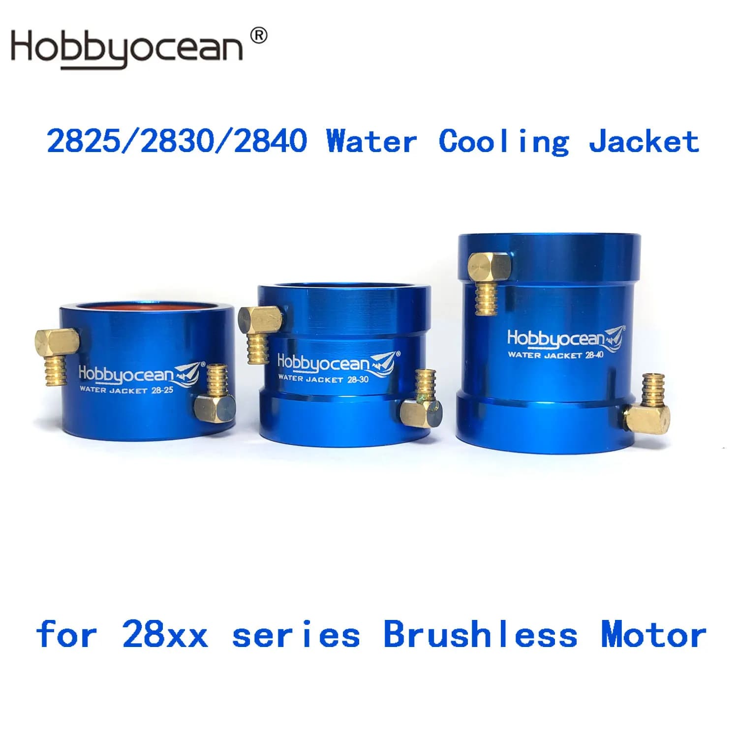 Hobbyocean 2425 2825 2830 2840 3640 3650 4068 4050 Giacca di raffreddamento ad acqua per barca RC 28453660 3670 3680 4082 4092 Motore Brushless