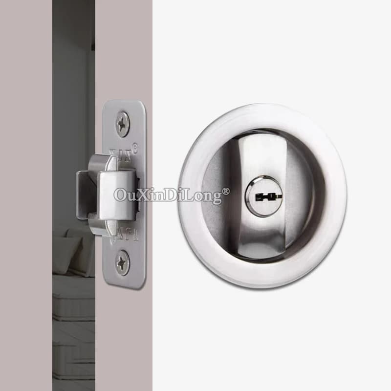 Serratura a scorrimento invisibile HOT con doppio gancio, indicatore di privacy per bagno e toilette, chiusura di sicurezza per soggiorno e camera da letto