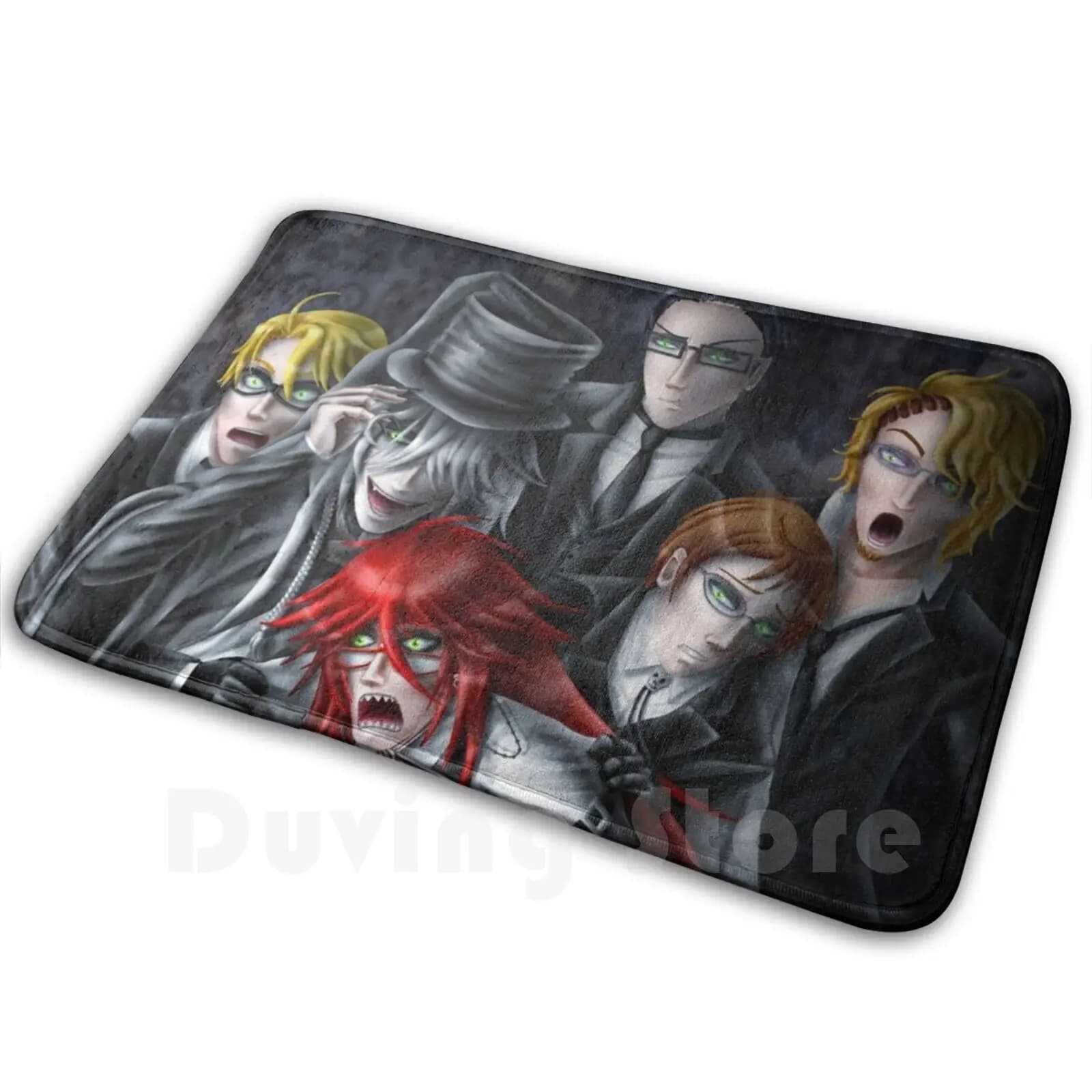 Casa stregata Reapers Tappeto Tappetino Tappeto Cuscino Morbido antiscivolo Nero Butler Black Butler Grell Sutcliff Grell Shinigami Reaper