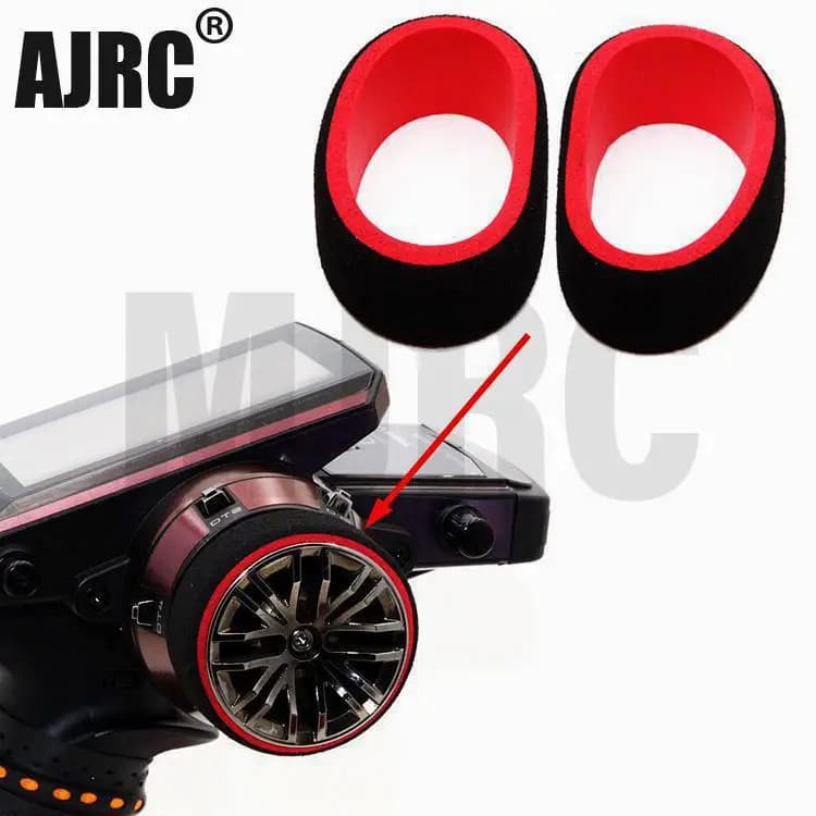 Bicolore Rc Auto Trasmettitore Volante Schiuma Grip Volant Spugna Per Traxxas Tqi Futaba 3pv 4pls 4pv 4px R 7px Prc X4 Fs