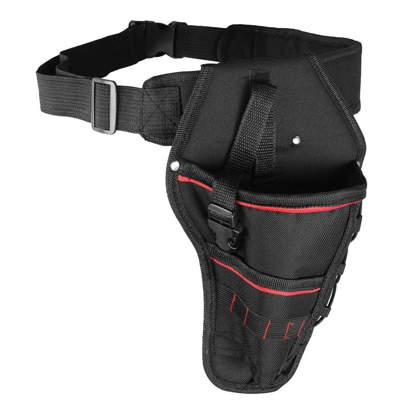 Tasche in vita Custodia per trapano elettronico senza fili Custodia per cintura per attrezzi Borsa per cintura regolabile Borsa per attrezzi per chiave a percussione