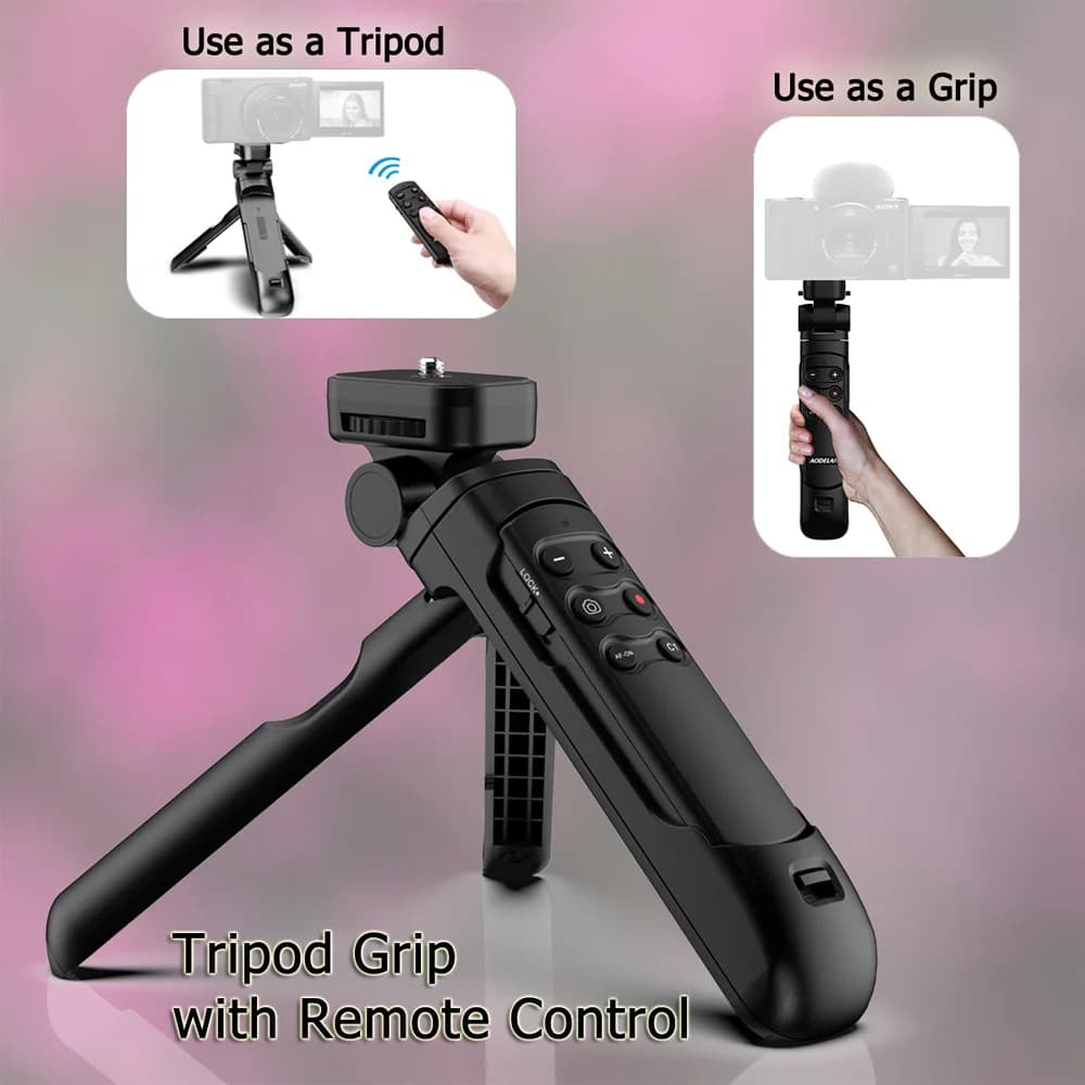 Sostituisci Sony GP-VPT2BT Telecamera remota senza fili Presa per riprese Vlogging Treppiede Selfie Stick per Sony a6700 a7IV a7RV ZV-1II ZV-1f