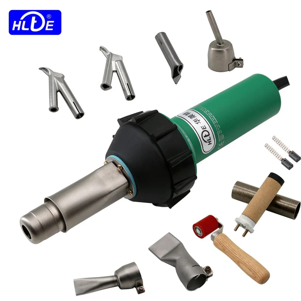DHL/FedEx 220V/110V 1600W pistola per saldatura in plastica saldatrice per torcia termica per soffiatore ad aria calda per foglio PP/PE/PVC, tubo, serbatoio, pavimento, membrana...
