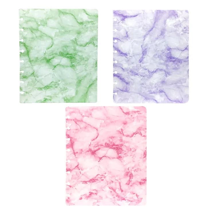 145*210mm A5 Mushroom Hole PU Spare Cover 8 Hole Notepad Shell Notebook Cover Loose-leaf Notepad Hand Account Accessories