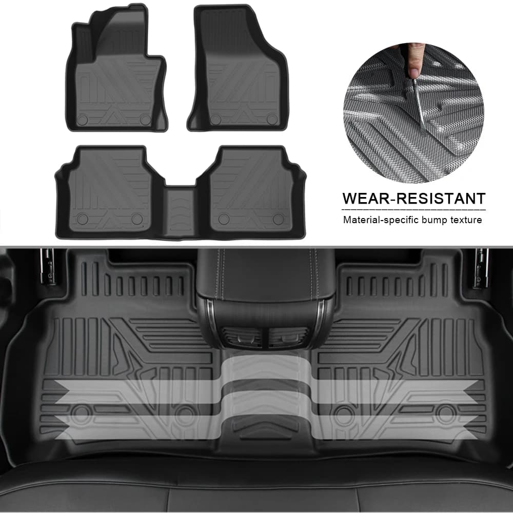 For Volkswagen Tiguan 2010 - 2015 2016 2017 Rubber Mat Custom Waterproof TPE Car Accessories