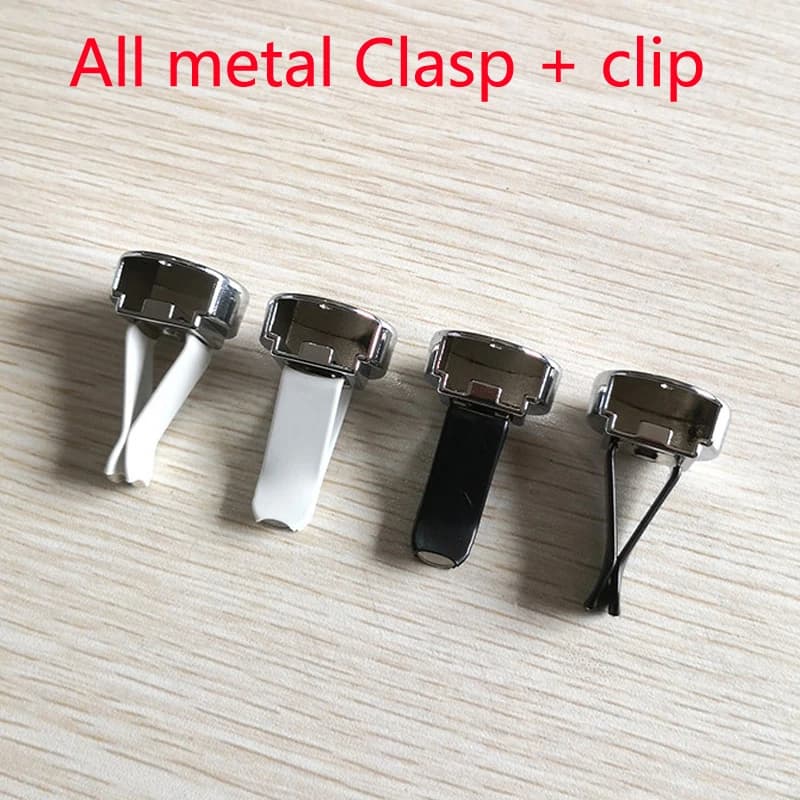 5 pieces all in metal clasp + deodorant clip for Auto air diffuser air conditioner inlet clip auto perfume box perfume case for perfume