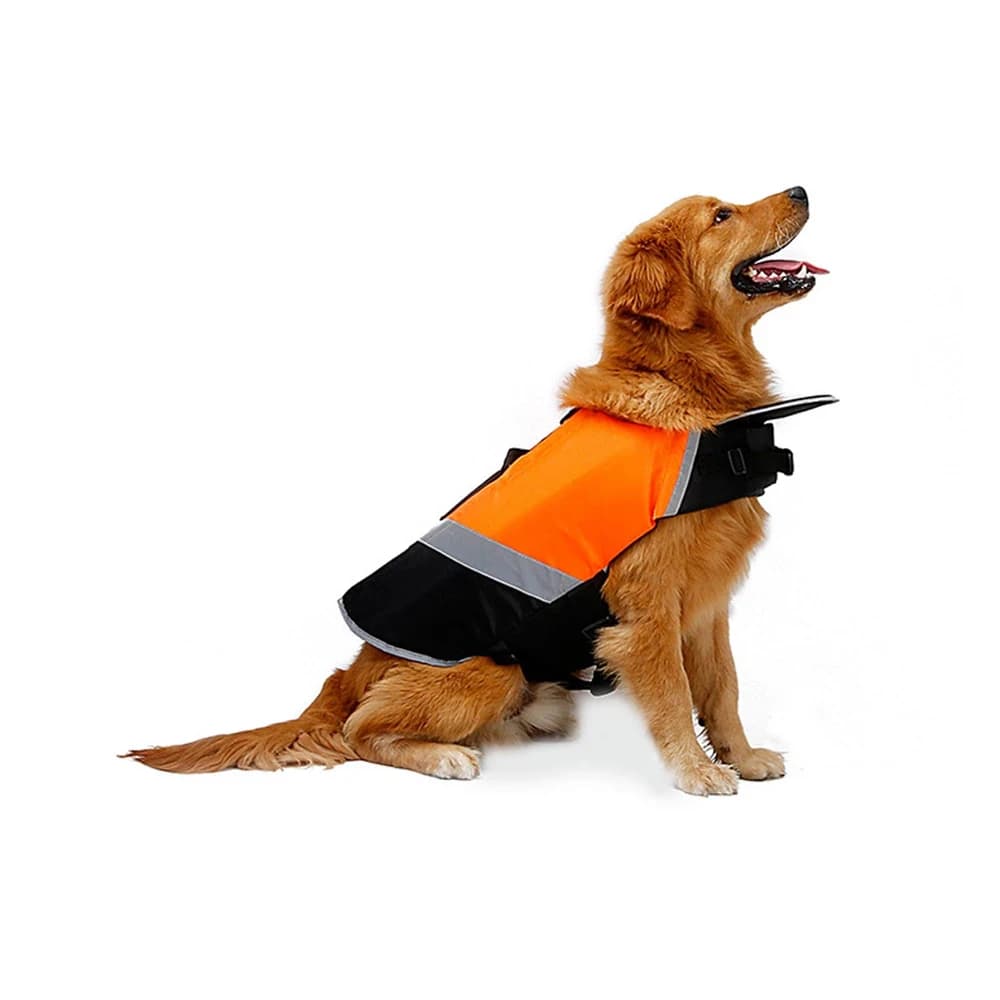 Giubbotto di salvataggio per cani con imbottitura extra per la riflessione dei cani