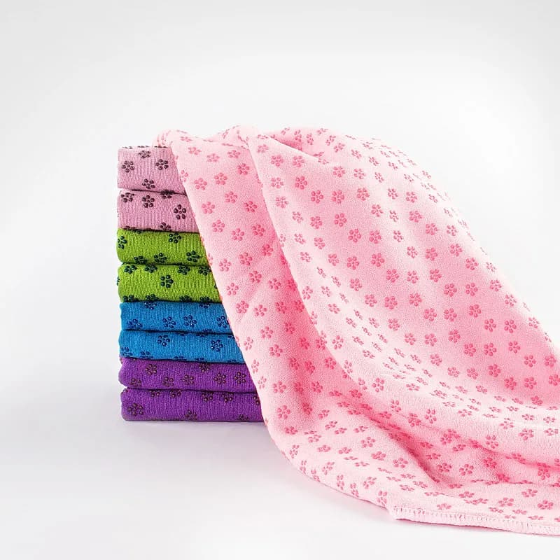 Coperte da yoga Tappetino da yoga antiscivolo Copri asciugamano Coperta Sport Viaggi Pieghevole Fitness Esercizio Pilates Tappetini da allenamento 183x61 cm