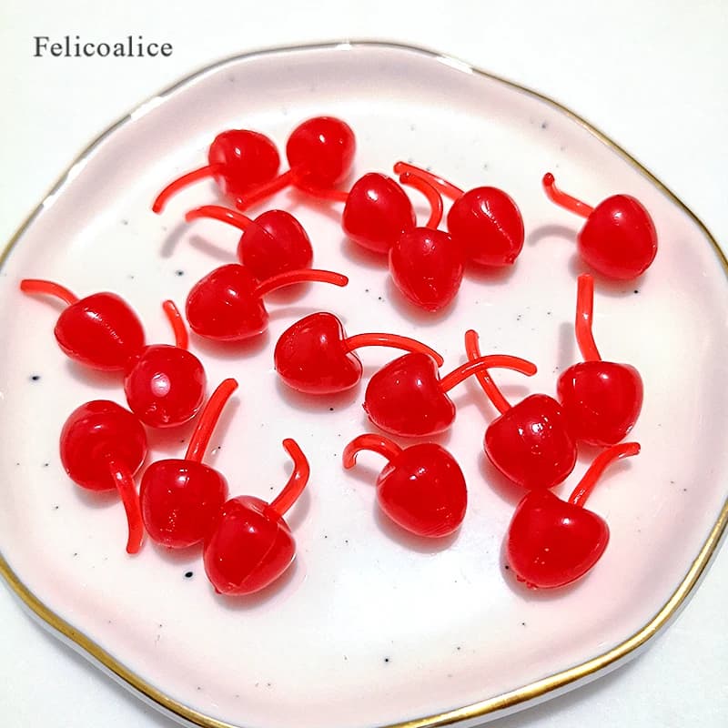 20 pz/borsa resina frutta melma Charms additivi forniture Kit accessori melma fai da te riempitivo per soffice argilla melma trasparente In magazzino