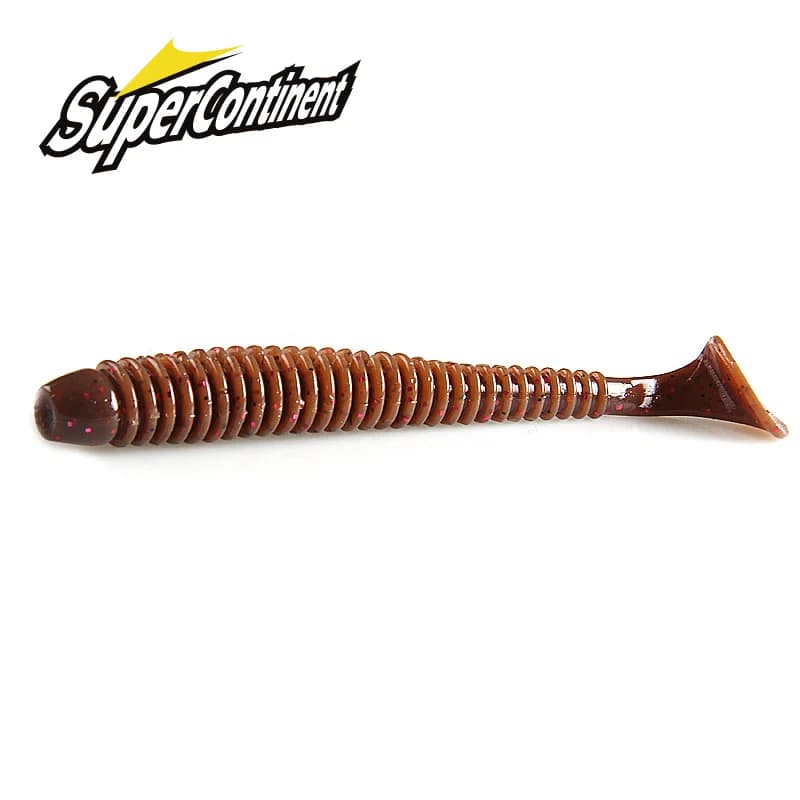 Supercontinent swing Impact Ring Shad Fishing Recall 6 pcs/10 pz/20 pz Artificial Fishing Leurre Souple Fishing baits