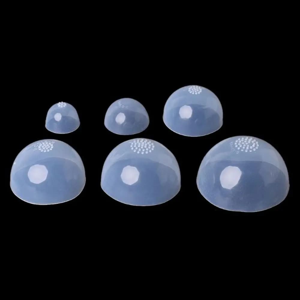 1/3 1/4 1/6 1/8 1/12 copricapo in Silicone parrucca fissa specifica per bambola copricapo antiscivolo Anti colorazione per parrucche per capelli in Gel di silice per bambole