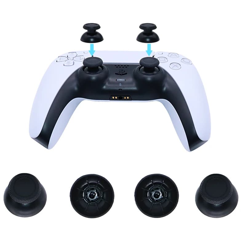 3D Analog Joystick thumb stick grip Cap Button Repair Part Cover Thumbstick Replacement for Sony DualSense 5 PS5 Controller