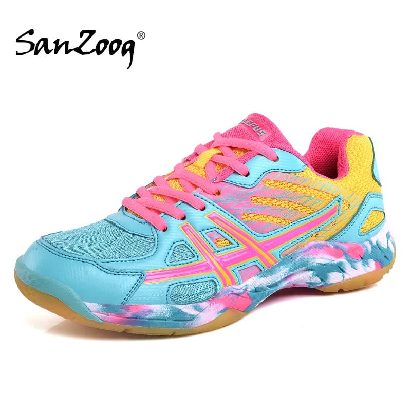 Women's Shoes Badminton Ping Pong Volleyball Sneakers Training Tenis Sport Handball Athletic Light Anti-slip
