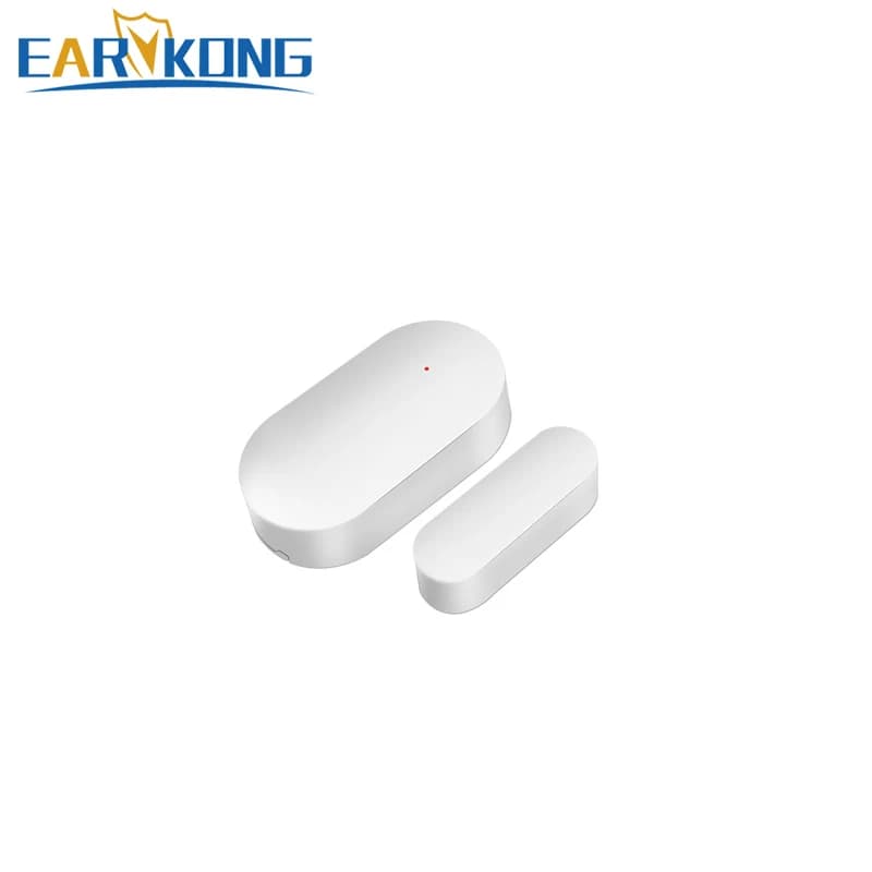Rivelatore sensore magnetico per porte e finestre wireless originale EARYKONG 433 MHz per sistema di allarme wireless domestico consumo energetico ultra-basso