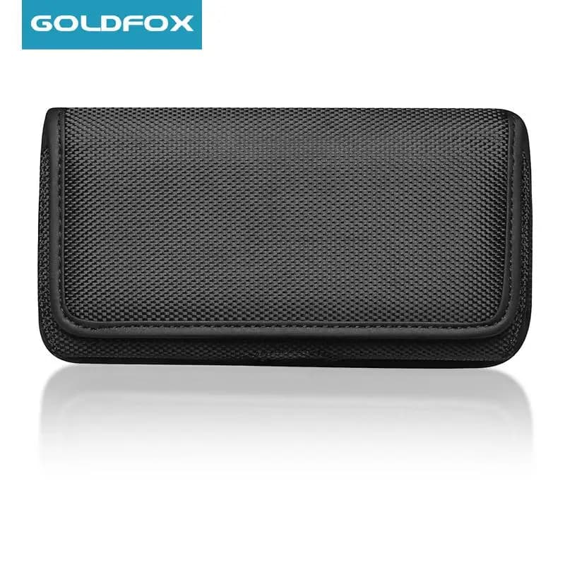 Marsupio per telefono cellulare da 3,5 a 6,3 pollici per iPhone Samsung Xiaomi Custodia per telefono Custodia per clip da cintura Fondina Borsa in tessuto Oxford Flip Cover