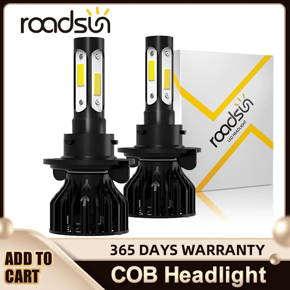 H7 Led Canbus luces para auto H4 LED HB3 HB4 H11 H13 9005 9004 9007 Faro stradale 5000K 6000K 8000K Fendinebbia Accessori auto
