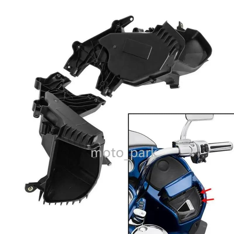 Scatola portaoggetti per carenatura nera per moto per Harley Road Glide Ultra FLTRX FLTRXS Ultra FLTRU 2015-2022 2020 2019