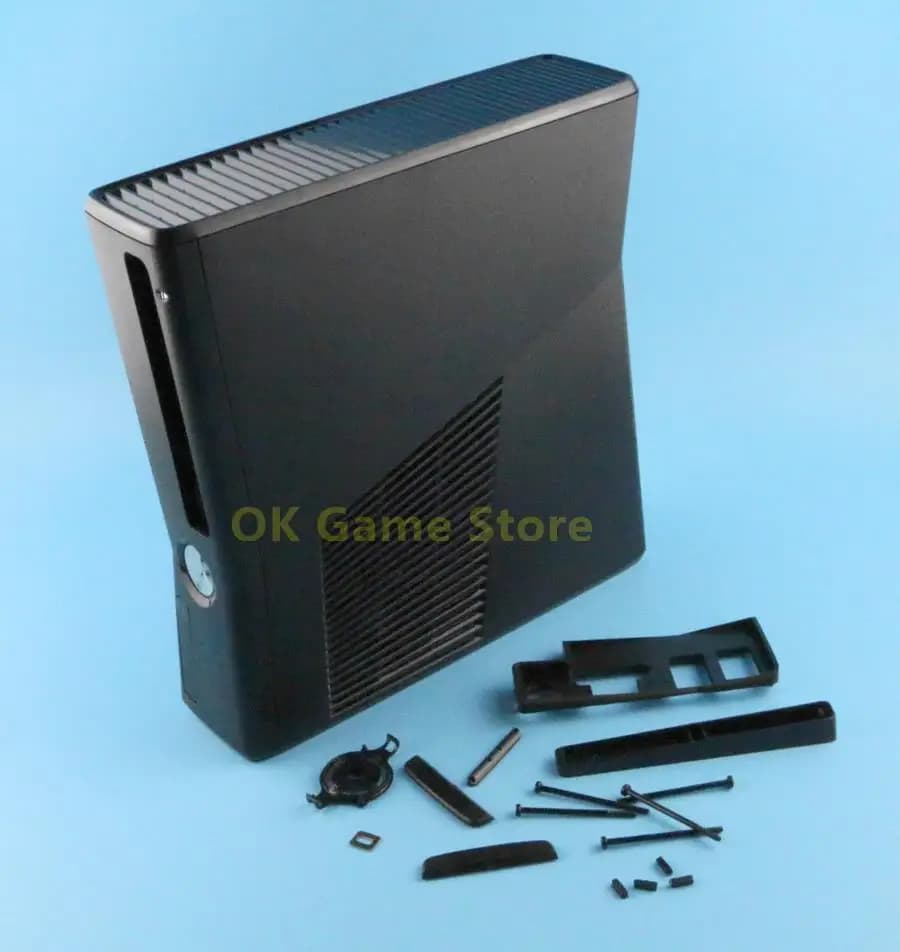 1 set di ricambio set completo custodia nera custodia protettiva per XBOX360 Slim xbox 360 accessori console slim