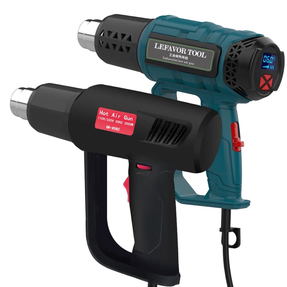 2000W 220V 110V electric hot air gun nozzle for double speed industrial wind construction hairdryer
