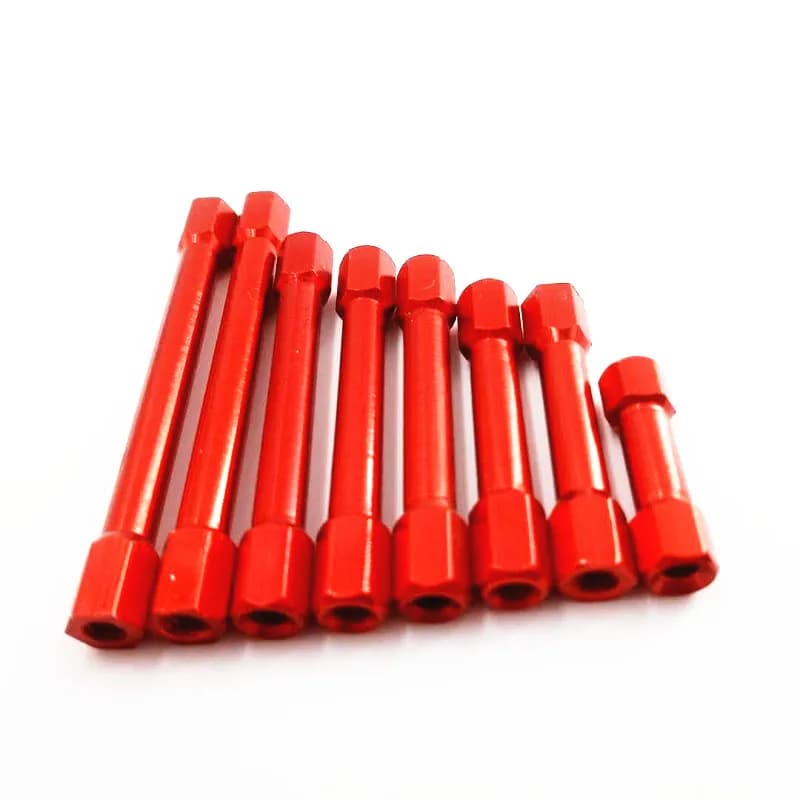 10 pz M3x15-100mm D6 Esterno esagonale colonna di alluminio Collegamento Pilastro Tubo di Alluminio Distanziatore Asta per RC Modello di Aerei Pezzi di Ricambio