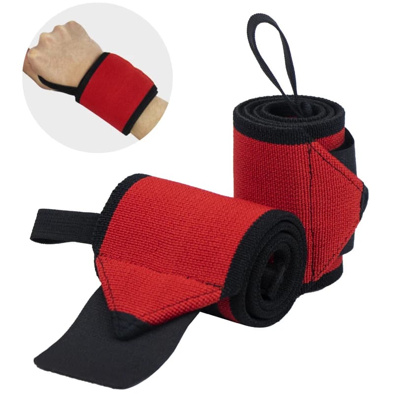 Cinghie da palestra per sollevamento pesi Power Avvolge Polsino da allenamento Supporto per il polso Cinghie da polso Powerlifting Fitness